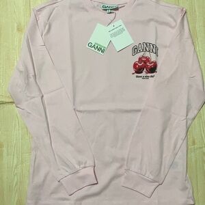 Women’s Ganni Long sleeve Fruit T-shirt size Large